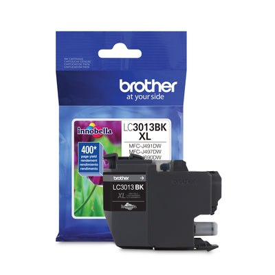 Brother LC3013BKS Black Ink Cartridge, High Yield