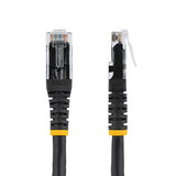 StarTech.com 50ft CAT6 Ethernet Cable - Black CAT 6 Gigabit Ethernet W