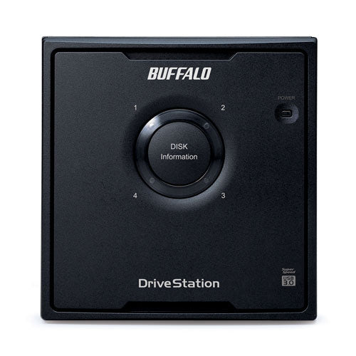 Buffalo DriveStation HD-QHU3 disk array 24 TB Desktop Black