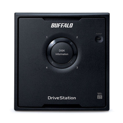 Buffalo DriveStation HD-QHU3 disk array 24 TB Desktop Black