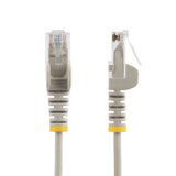 StarTech.com 2ft Gray Slim CAT6 Cable, 10 Pack, 100W PoE
