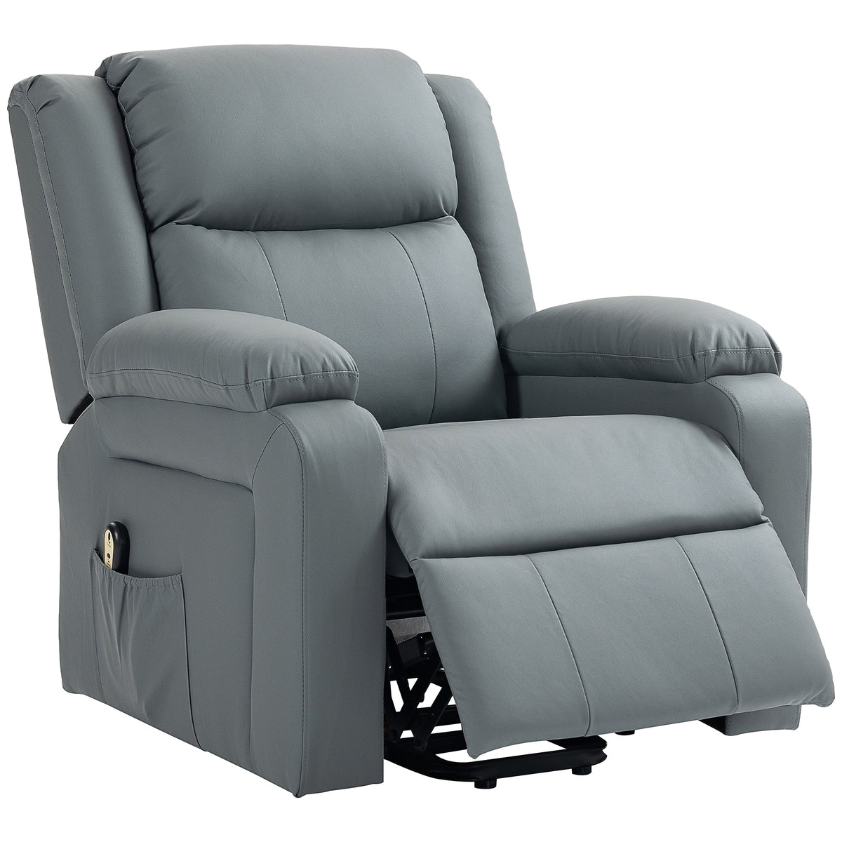 Chaise lève-personne pour aînés, fauteuil inclinable électrique rembourré en similicuir PU avec télécommande