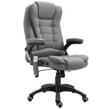 Reclining Massage Office Chair, Executive Office Chair with High Back, Swivel Wheels
