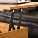 Lift Top Coffee Table with Hidden Storage Compartment Lift Tabletop Center Table for Living Room