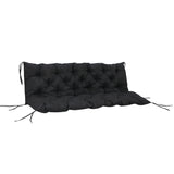 Porch Swing Cushion Garden Bench Cushion with Backrest, Non-Slip 3-Seater Soft Pad, 59.1