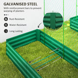 Metal Raised Garden Bed with Trellis