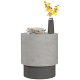 Concrete Finish Side Table, 17