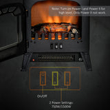 Freestanding Electric Fireplace Stove Heater with