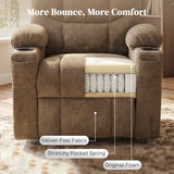 Fauteuil inclinable motorisé avec massage