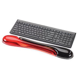 Kensington K62398AM Gel Wrist Rest, Black/Red