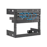 StarTech.com 2-Post 8U Open Frame Wall Mount Network Rack with Built-i