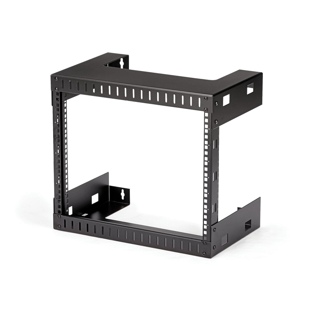 StarTech.com 2-Post 8U Open Frame Wall Mount Network Rack with Built-i