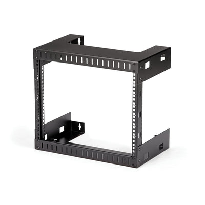 StarTech.com 2-Post 8U Open Frame Wall Mount Network Rack with Built-i