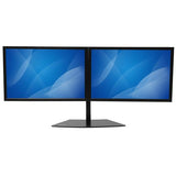 StarTech.com Dual-Monitor Stand - Horizontal - Black - For up to 24