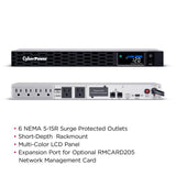 CyberPower CP500PFCRM1U 0.5 kVA Line-Interactive Rackmount UPS
