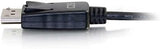 C2G 26902 USB-C to DisplayPort Adapter Cable 4K 30Hz, Black (6 Feet, 1