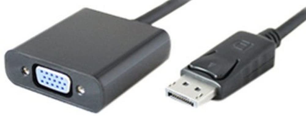 5PK 8IN DISPLAYPORT TO VGA DISPLAYPORT TO VGA ADAPTER CABLE