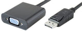 5PK 8IN DISPLAYPORT TO VGA DISPLAYPORT TO VGA ADAPTER CABLE
