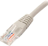 StarTech.com Cat5e Ethernet Cable - 50 ft - Gray - Patch Cable - Molde