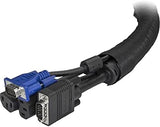 StarTech.com 6.5' (2m) Cable Management Sleeve - Flexible Coiled Cable