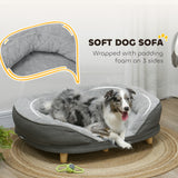 Pet Sofa Bed for Large Dogs with Removable Cushion