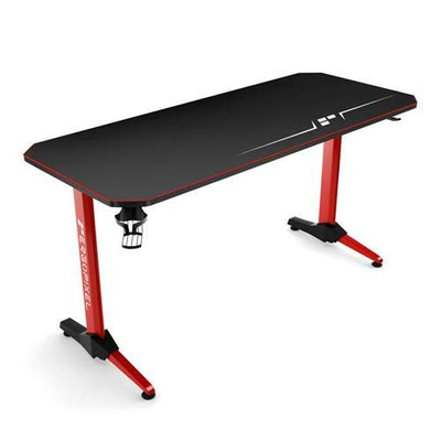 BI Ergopixel Terra Series Gaming Desk Red with Cupheadseat