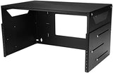 StarTech.com WALLSHELF4U Wall-Mount Server Rack, Solid Steel, Adjustab