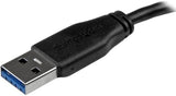 StarTech.com 0.5m 20in Slim USB 3.0 A to Micro B Cable M/M - Mobile Ch