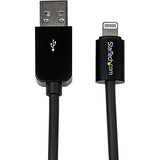StarTech.com 3m (10ft) Long Black Apple 8-pin Lightning Connector to U