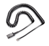 Câble de casque HP Poly M22 vers QD U10 - Noir