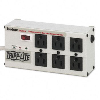 Tripp Lite Isobar Surge Protector Metal 6 Outlet 6' Cord 3330 Joules -