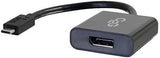 C2G 29482 USB-C to Displayport Adapter Converter, TAA Compliant, Black