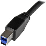StarTech.com 30ft USB 3.0 (5Gbps) USB-A to USB-B Cable - M/M - Active