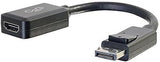 C2G 54322 Adaptateur convertisseur DisplayPort mâle vers HDMI femelle, conforme TAA