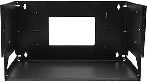 StarTech.com WALLSHELF4U Wall-Mount Server Rack, Solid Steel, Adjustab