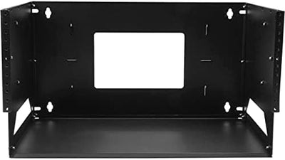 StarTech.com WALLSHELF4U Wall-Mount Server Rack, Solid Steel, Adjustab