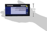 Toner jaune à haut rendement Lexmark 70C1HY0 programme de retour