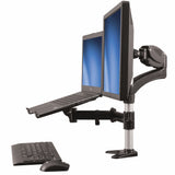 StarTech.com Desk-Mount Monitor Arm with Laptop Stand - Full Motion -