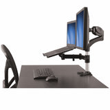 StarTech.com Desk-Mount Monitor Arm with Laptop Stand - Full Motion -