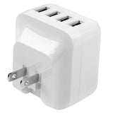 Chargeur Mural USB 4 Ports StarTech.com - Voyages Internationaux - 34W/6.8A