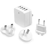 Chargeur Mural USB 4 Ports StarTech.com - Voyages Internationaux - 34W/6.8A