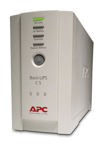 APC Back-UPS, 500VA/300W, Tower, 230V, 4x IEC C13 Outlets , User Repla