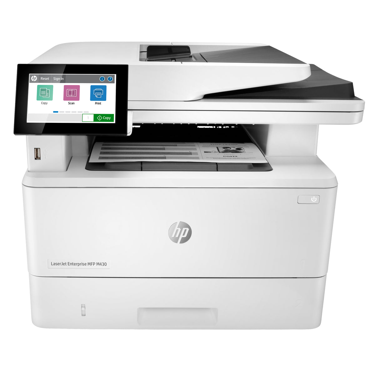 HP LaserJet Enterprise M430f Multifunction Black and white Printer, Et