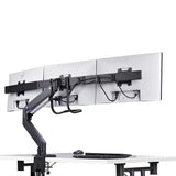 StarTech.com Desk Mount Triple Monitor Arm with Crossbar For Up To Thr