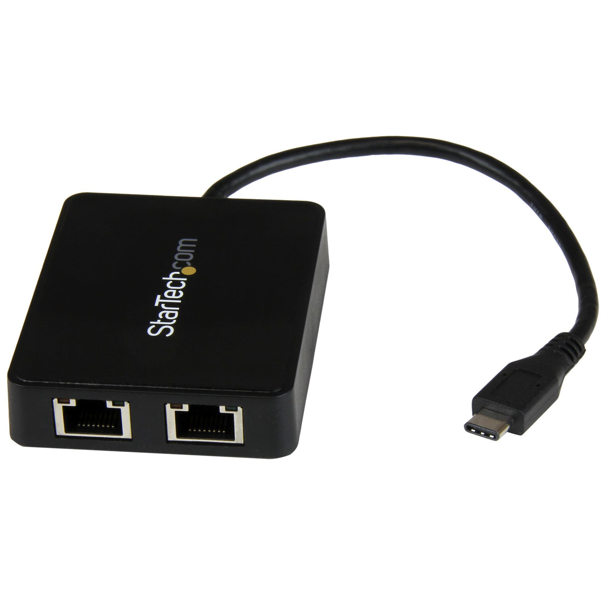 StarTech.com USB-C to Dual Gigabit Ethernet Adapter with USB 3.0 (Type