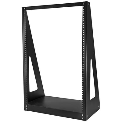 StarTech.com 16U 2-Post Open Frame Desktop Server Rack, 19in Compact S