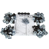 StarTech.com Rack de serveur de bureau 16U 2 montants à cadre ouvert 19 po Compact S