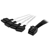 StarTech.com Câble interne Mini-SAS vers SATA - SFF-8643 vers 4x SATA - 1