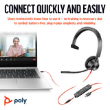 HP Poly BW3315 USB-C Wireless Headset