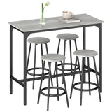 Ensemble de table de bar 5 pièces pour 4 personnes